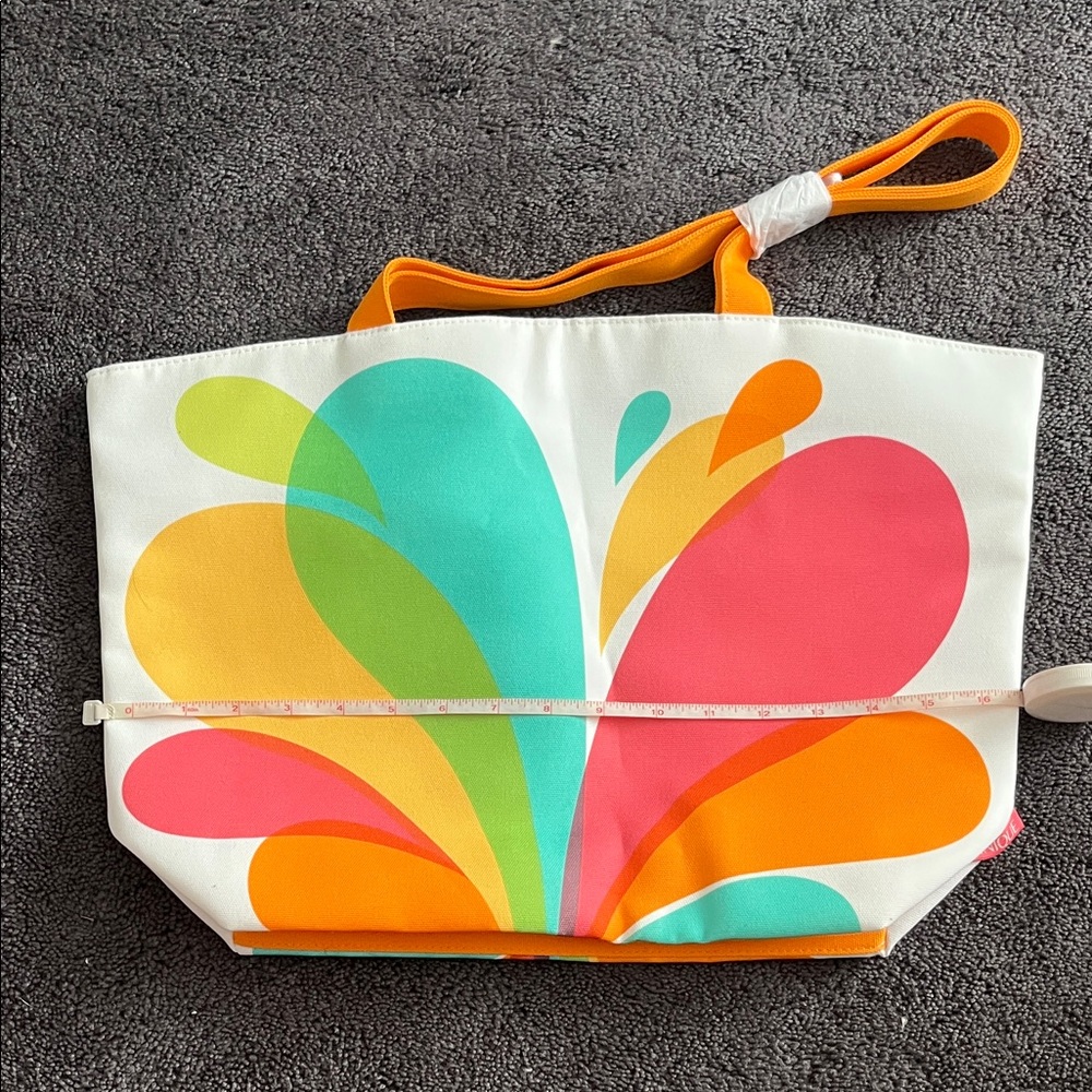 Clinique Colorful Abstract Tote